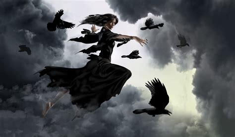 Crow witch attire